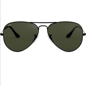 RAY BAN 58mm AVIATOR SUNGLASSES